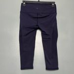 Lululemon  athletica Reveal Crop 15” Midnight Navy Leggings Women’s Size S Photo 2