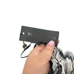 Tadashi Shoji Tadashi Shoji Cobie Draped Cold Shoulder Gown Dress Gray Black Size 16 Photo 13