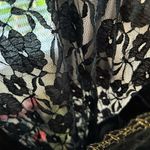 Dolls Kill Sexy Y2K sheer floral lace bow ribbon babydoll mini dress lingerie small Photo 7