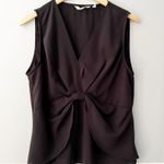 Soft Surroundings Black Sleeveless Blouse Enka Tank Top Shirt Size Large Photo 2
