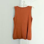 Wrangler Rust Orange Tank Top Braided Scoop Neck Western Boho Cowgirl Size Med Photo 2
