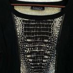 Magaschoni  NY Wool Blend Black‎ Sweater Dress Photo 2