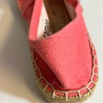 Soludos  for J. Crew Cotton Espadrille Pink Flat Shoes Size 38 Photo 10