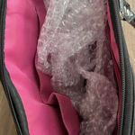 Hello Kitty Sanrio Black Patent Embossed Dome Tote Handbag Pink Inter Loungefly  Photo 8