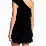 Joie -  Velvet One-Shoulder Ruffled Dress $328 Photo 1