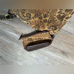 VTG Rossetti Boho Crossbody Satchel Bag Suede Medium Matching Coin Purse Brown L Photo 6