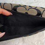 Coach  Black Signature Canvas Wallet Photo 6