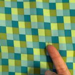 Apostrophe Vintage Retro Mod Checkerboard Sleeveless Shift Dress ~ Size 8/M 💚🍄 Photo 6