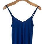 Jolie & Joy Dress Womens Small Blue Sleeveless Strappy Maxi Stretch A Line NEW Photo 1