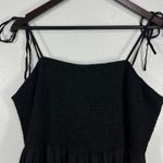KOJOOIN Maxi Dress‎ Smocked Sundress Tie Strap Tiered Casual Black 2XL Flowy Size XXL Photo 4