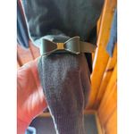 Candie's Sweater Dress Gray Cowl Neck Long Sleeve Belted Dressy Casual Size XL Photo 3