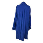 Boden Jena Jersey Shirt Dress in Solid Blue Size 16R‎ Photo 6