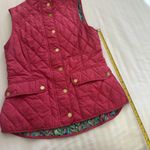 Lilly Pulitzer  Getaway Quilted Vest Hot Pink Sz S Small Photo 2