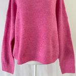 Lumière New Ribbed Pointelle Sweater Pink Photo 3