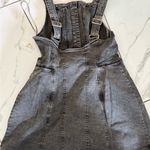 Free People Black Wash Denim Dress Size Small Photo 3