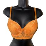 Fairy Y2K Bustier Orange Lace Mesh Floral Polkadot Bra Size undefined Photo 0