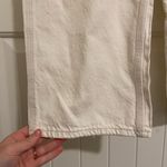 Aeropostale women’s carpenter white cream loose fit relaxed jeans size 32/32 Photo 4