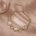 Flower HeartShape Bracelet Multi Photo 0