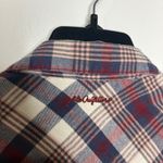 Noble outfitters plaid button down shirt 100% cotton casual western women's 1X Pink Photo 6