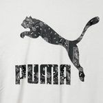 Puma New Bandana Logo Short Sleeve Crewneck Graphic Tee White Black Size Small Photo 5