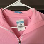 J. McLaughlin  Candy Pink Jesse Pullover Quarter Zip Jacket Top NEW Photo 4