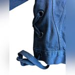 & Other Stories & Other Stories Black Crop Denim Jacket Tie Waist Size 6 Photo 4