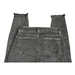 Paige  Verdugo Ankle Black Skinny Stretchy Jeans Raw Hem Low rise size 25​ Photo 6