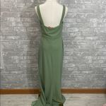 BHLDN Blake Square-Neck Stretch Crepe Maxi Dress Photo 4