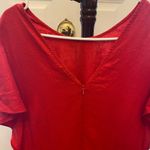 Who What Wear RED MIDI DRESS SIZE XL Photo 5