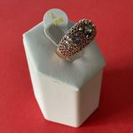 Bomb Party RBP6661 “Simply Speechless” LC Quartz on Rose Gold Size 7 Ring NWT Photo 1