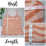 Anthropologie Cora Striped Glitter Shimmer Knit V-Neck Tank Top Women’s XL Photo 10