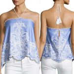 Foxiedox NWT  Marybell Blue Top Size Small Photo 1