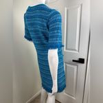 Lilly Pulitzer Beckington Sweaterdress Blue Grotto Metallic Tweed LG #131 Photo 6