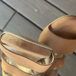 Sesto Meucci  Leather Wedge Sandals Size 10 Photo 8