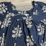 Lucky Brand 🌿  Navy Floral Top – Size XXL Photo 7