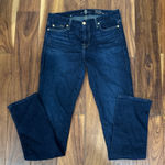 7 For All Mankind  Dark Indigo Straight Leg Jeans Photo 0