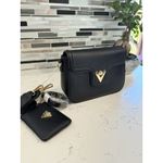 Valentino Orlandi Black Satchel Bag with Matching Wallet and Crossbody Strap Photo 5