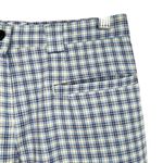 Calvin Klein Plaid Pants Blue White Size 26 NWT Photo 3