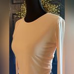 Pretty Little Thing  Pink Fitted Long Sleeve Crop Top with Tie Back. NWT Photo 1