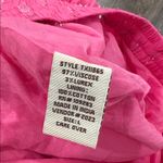 Surf Gypsy  Hot Pink Clipped Metallic Shorts Large NEW Photo 8