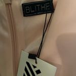 Blithe Blush Pink Plunge Neckline Side Slit Maxi Dress Photo 2