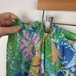 CHAPS Womens Multicolor Paisley Sheer Blouse in Green Sz 2X | Sheer Lightweight Photo 7