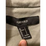 Forever 21 Twill Zip Up Hooded Jacket Size Small Photo 5