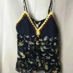 Chelsea and Violet WO SZ LG CROCHET BODICE SHEER TOP Photo 1