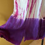 Great Gear Clothing Company Vintage 80's Rainbow Tie Dyed Romper Size Small NEW! Purple Photo 7