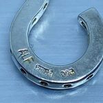 925 Solid Sterling silver initial Script letter “ S “ Pendant Signed ALF Photo 7