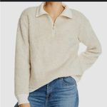 DONNI CREAM QUARTER ZIP SHERPA Size XL Photo 0