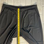 Clara Sun Woo Pants Womens Large Black Straight Leg Pull On Pocket Elastic Waist Photo 2