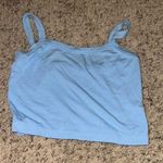 Cute crop blue tank top Photo 1