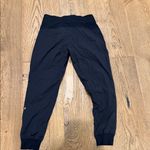 Lululemon  athletica dance studio mid rise Black jogger Pants Photo 2